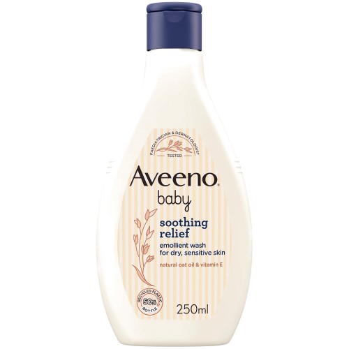 Aveeno Baby Soothing Relief Emollient Wash (250ml)