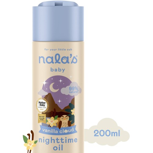 Baby Nighttime Oil Vanilla Cloud (200ml)