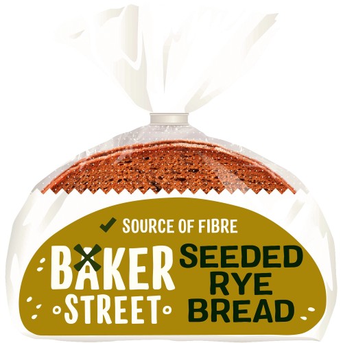 Baker Street Seeded Rye Bread (500g)
