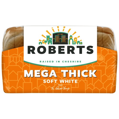 Bakery Mega Thick Soft White Bread 800gr