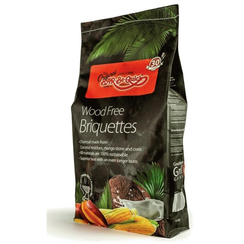 Bar-Be-Quick Wood Free BBQ Briquettes (4.5kg)