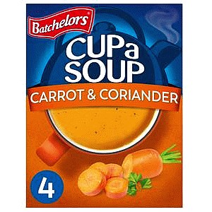 Batchelors Carrot & Coriander Cup a Soup 4 Sachets (4 x 103g)