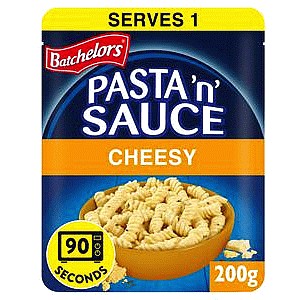 Batchelors Pasta'N'sauce Microwave Pouch Cheesy (200g)