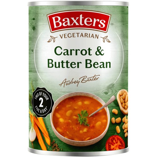 Baxters Vegetarian Carrot & Butterbean Soup (400g)