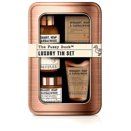 Baylis & Harding The Fuzzy Duck Bergamot Hemp & Sandalwood Men's Luxury Tin Set