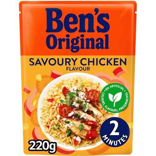 Ben's Original Savoury Chicken Microwave Rice (220g)