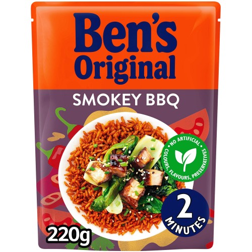 Ben's Original Smokey BBQ Microwave Rice (220g)