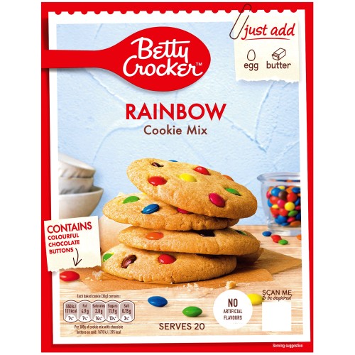 Betty Crocker Rainbow Cookie Mix (495g)