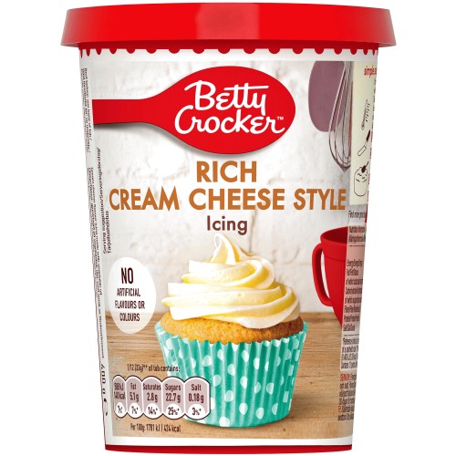 Betty Crocker Rich Cream Cheese Style Icing (400g)