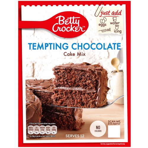 Betty Crocker Tempting Chocolate Cake Mix 425g (425g)