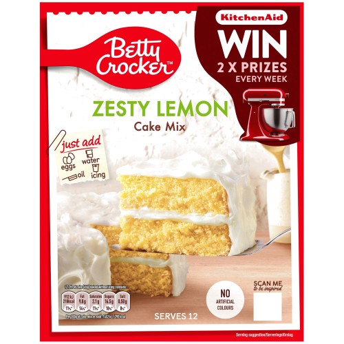 Betty Crocker Zesty Lemon Cake Mix (425g)