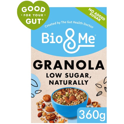 Bio&Me Low Sugar Prebiotic Granola Naturally Gut (360g)