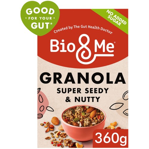 Bio&Me Super Seedy & Nutty Gut-Loving Prebiotic Granola (360g)