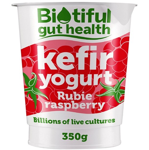 Biotiful Gut Health Kefir Yogurt Rubie Raspberry (350g)