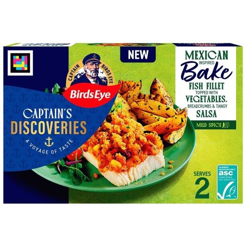 Birds Eye 2 ASC Mexican Gourmet Fish Fillets (380g)