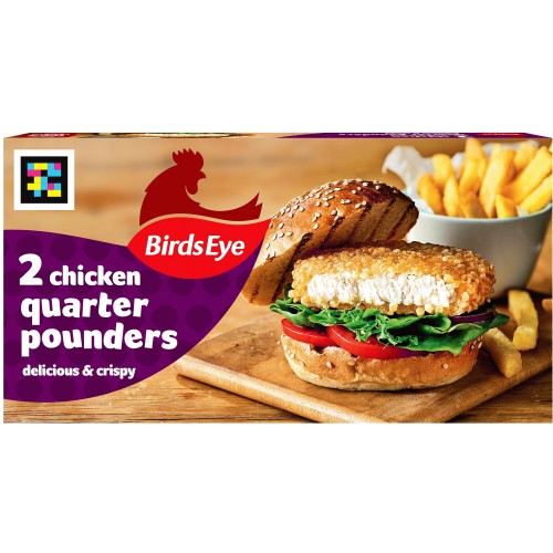Birds Eye 2 Chicken Quarter Pounders (2 x 227g)