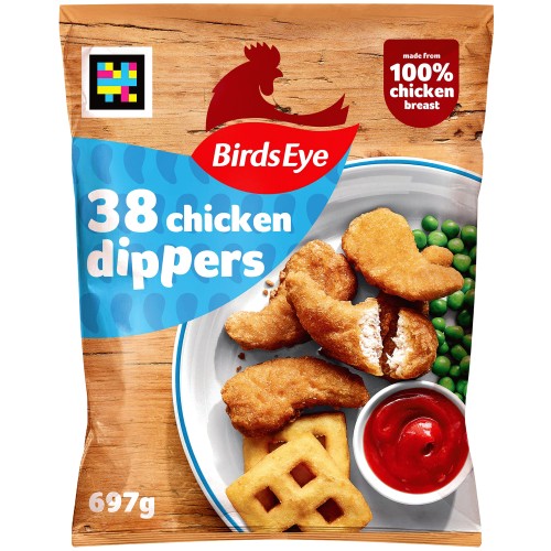 Birds Eye 38 Crispy Chicken Dippers (38 x 697g)