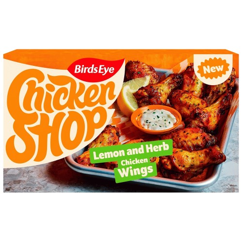Birds Eye Chicken Shop Lemon & Herb Chicken Wings (375g)