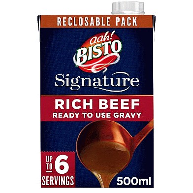 Bisto Signature Rich Beef Ready to Use Gravy (500ml)