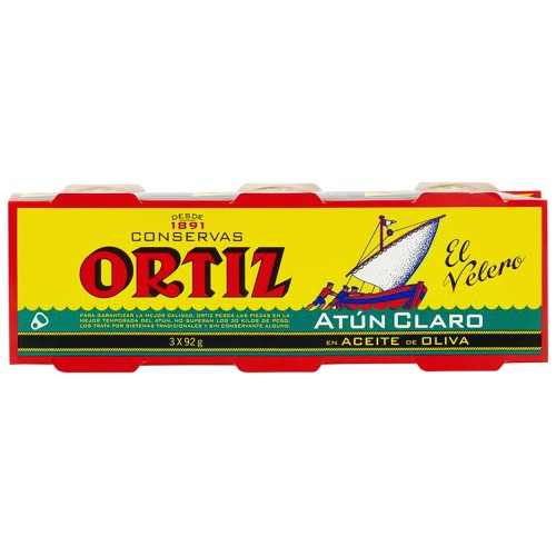 Brindisa Ortiz Yellowfin Tuna Fillet in Olive Oil (3 x 92g)