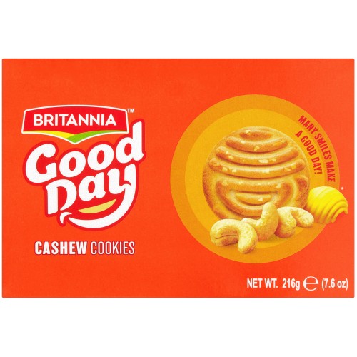 Britannia Good Day Cashew Cookies (216g)