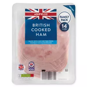 British Cooked Lean Ham 14 Slices