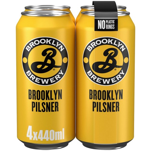 Brooklyn Pilsner Crisp Lager (4 x 440ml)