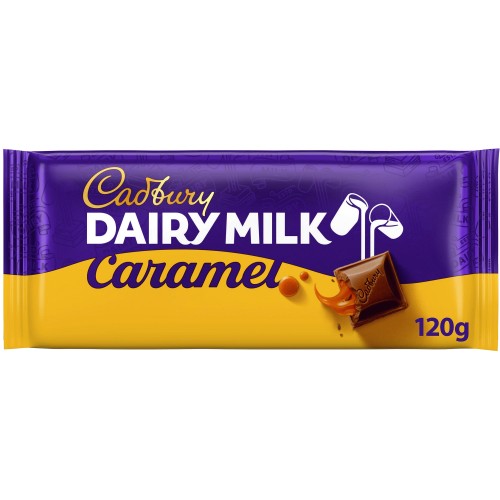 Cadbury Dairy Milk Caramel Chocolate Bar (120g)