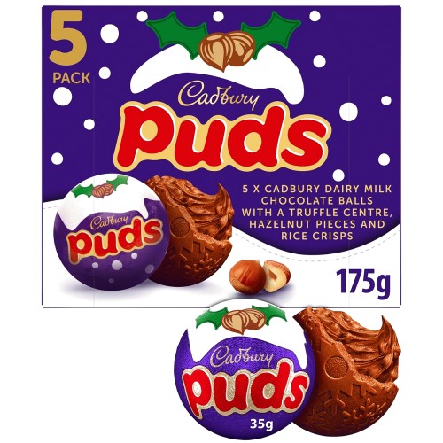 Cadbury Dairy Milk Christmas Chocolate Puds Multipack (175g)