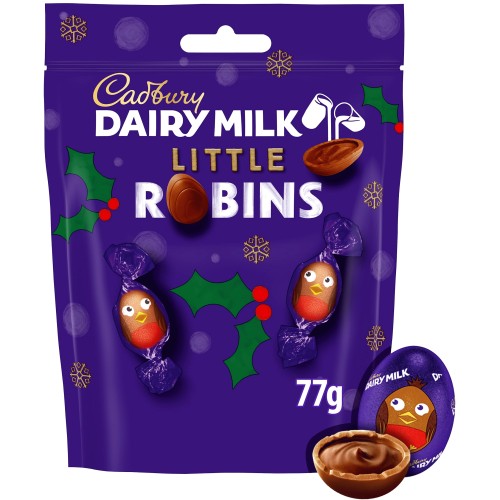 Cadbury Dairy Milk Little Robins Chocolate Bag (77g)