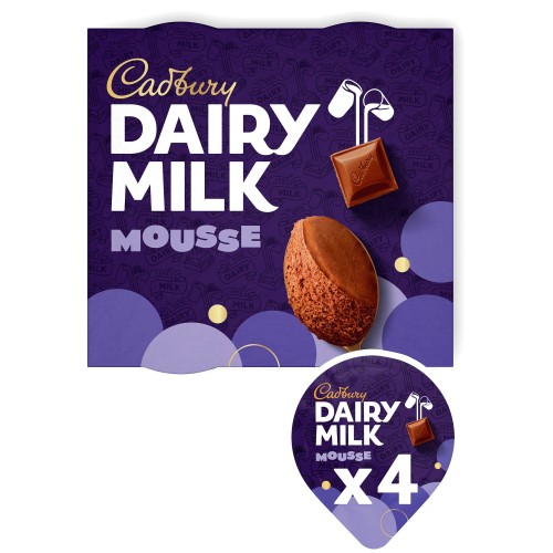 Cadbury Dairy Milk Mousse (4 x 45g)