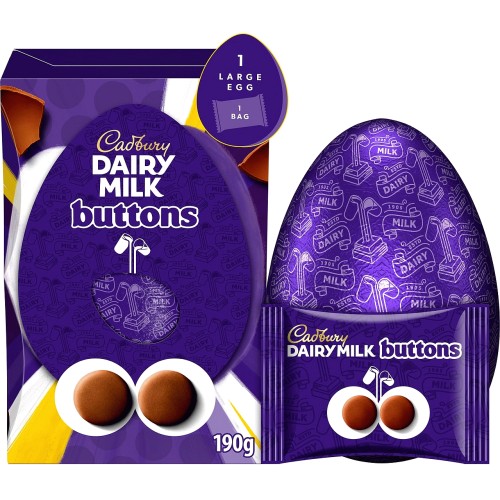 Cadbury Easter Egg Giant Buttons (190g)