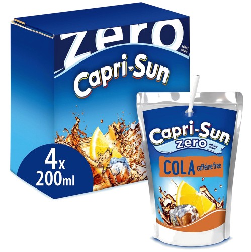 Capri-Sun Zero Cola Kids' Juice Drink (4 x 200ml)