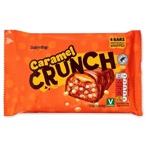 Caramel Crunch Chocolate Bars (4)