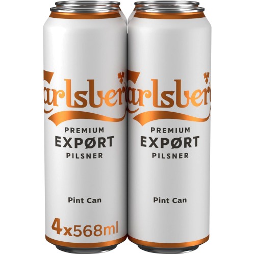 Carlsberg Export Lager Beer (4 x 568ml)