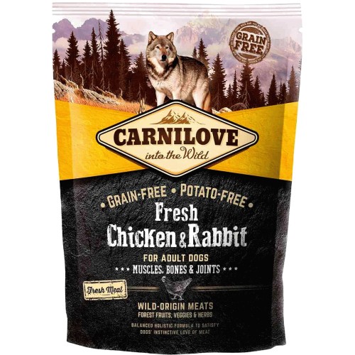 Carnilove Fresh Chicken & Rabbit Adult Dog Food