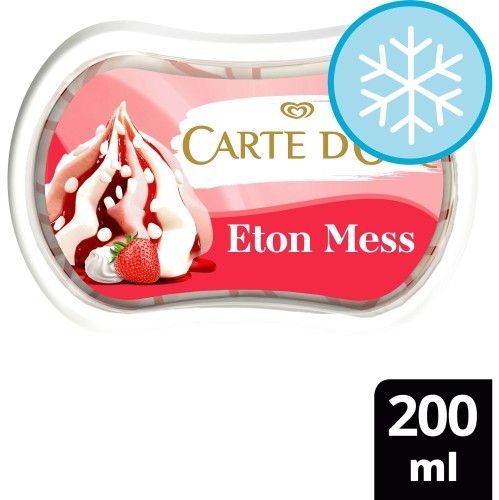 Carte D'Or Mini Indulgence Eton Mess Ice Cream Dessert (200ml)