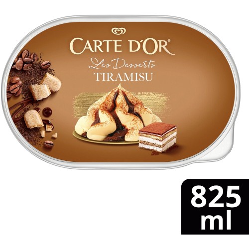 Carte D'Or Tiramisu Ice Cream Dessert Tub (825ml)