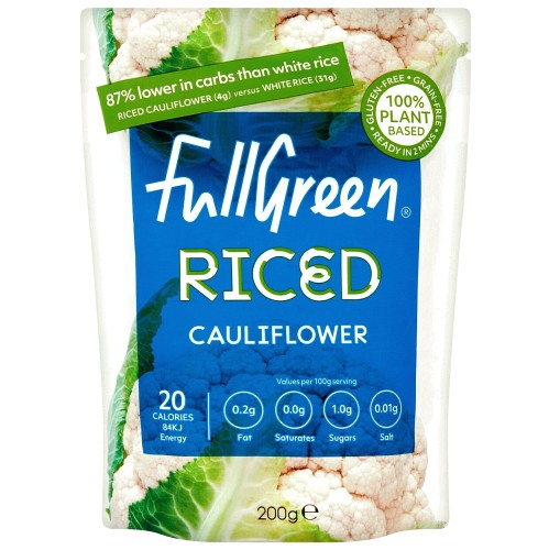 Cauli Rice Fullgreen Riced Cauliflower Original (200g)