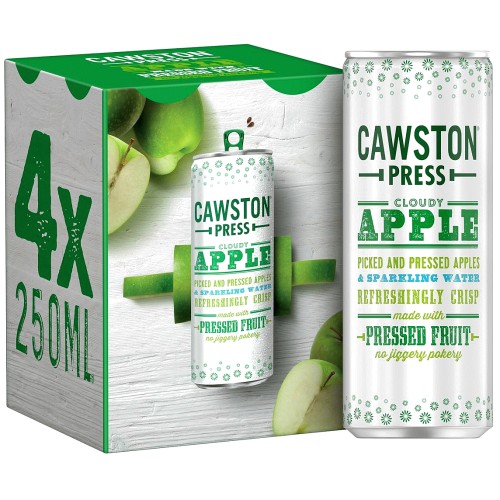 Cawston Press Cloudy Apple (4 x 250ml)