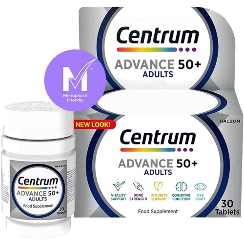 Centrum Advance 50+ Multivitamins & Minerals 30 Tablets (30)