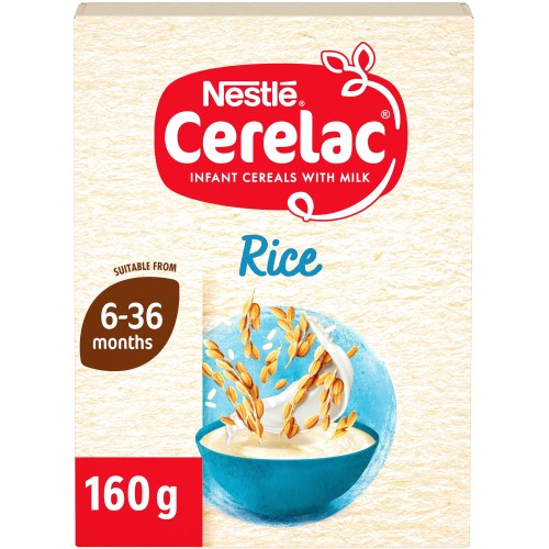 Cerelac Baby Rice Cereal with Milk 6+ Months (160g)