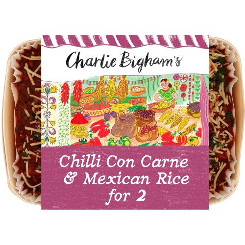 Charlie Bigham's Chilli Con Carne & Mexican Rice (840g)
