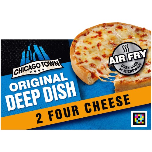 Chicago Town Fully Loaded Deep Dish Four Cheese Pizzas (2 x 148g)