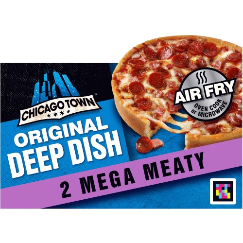 Chicago Town Fully Loaded Deep Dish Mega Meaty Pizza (2 x 157g)