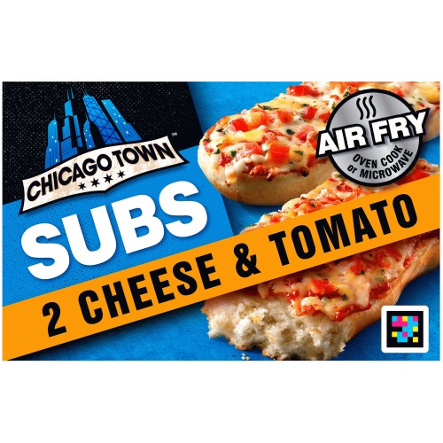 Chicago Town Triple Cheese & Tomato Pizza Subs (2 x 250g)