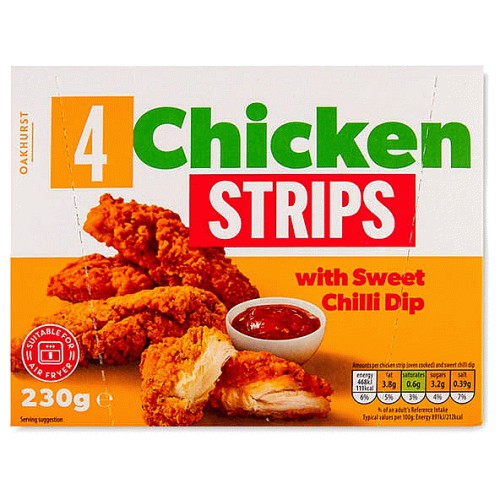 Chicken Strips with Sweet Chilli Dip (4)