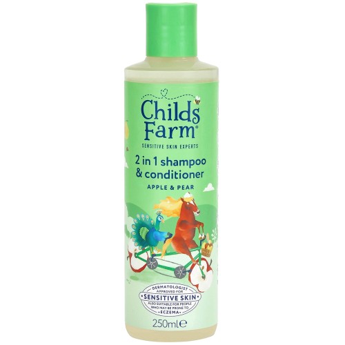 Childs Farm 2 in1 Shampoo & Conditioner Apple & Pear (250ml)