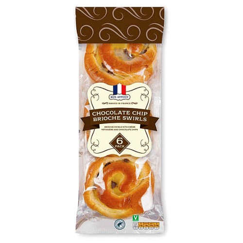 Chocolate Chip Brioche Swirls