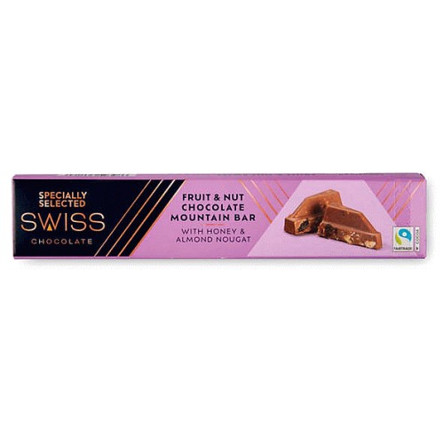 Chocolate Fruit & Nut Swiss Mountain Bar